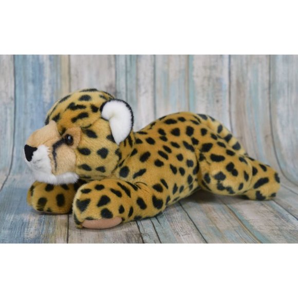 Aurora Cheetah Stuffed Animal 13" Leopard Cub Plush MINT - Picture 2 of 9